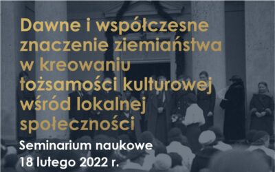 Seminarium naukowe 18 lutego 2022 r.