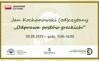 Grafika promująca wydarzenie Jan Kochanowski (od)czytany - Odprawa posłów greckich