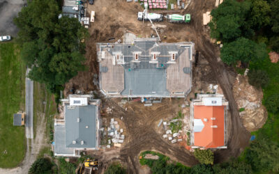 Remont pałacu w Nawrze - stan w sierpniu 2025 r.