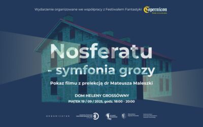 Grafika promująca pokaz filmu Nosferatu