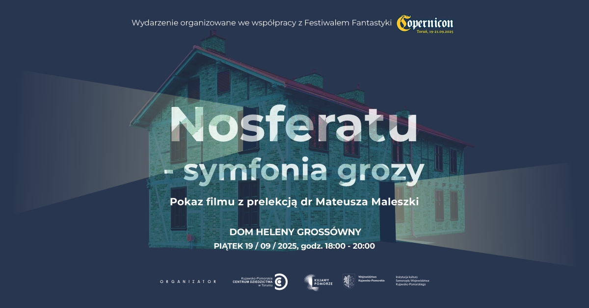 Grafika promująca pokaz filmu Nosferatu