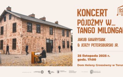 Grafika promująca koncert w ramach cyklu Domówka u Grossówny