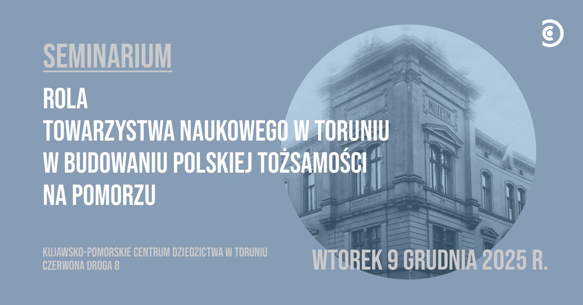 Grafika promująca seminarium o TNT w Toruniu