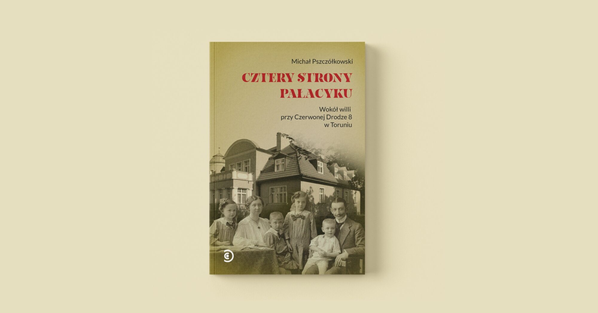 Grafika ilustrująca okładkę książki Cztery strony pałacyku
