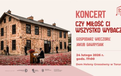 Grafika promująca koncert w ramach cyklu Domówka u Grossówny