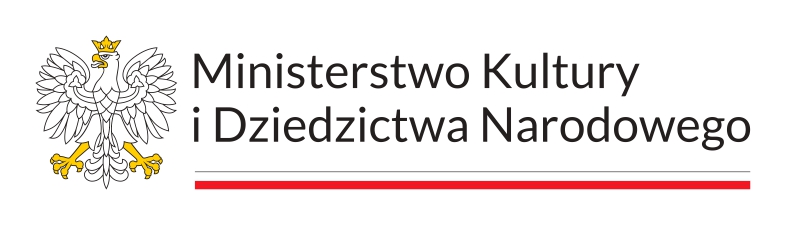 Logo MKiDN białe tło