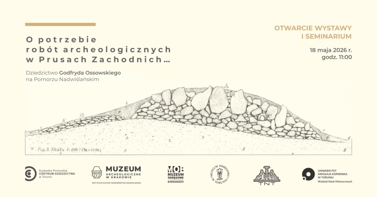 Grafika promująca seminarium o Godfrydzie Ossowskim