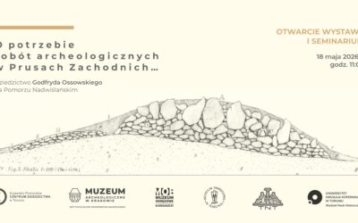Grafika promująca seminarium o Godfrydzie Ossowskim