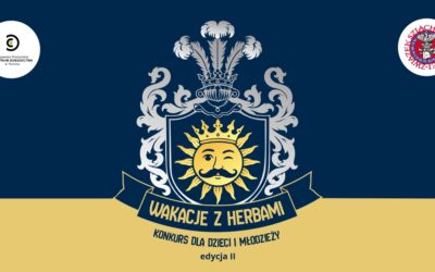 Grafika promująca konkurs Wakacje z herbami - edycja II