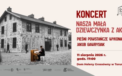 Grafika promująca koncert w ramach cyklu Domówka u Grossówny