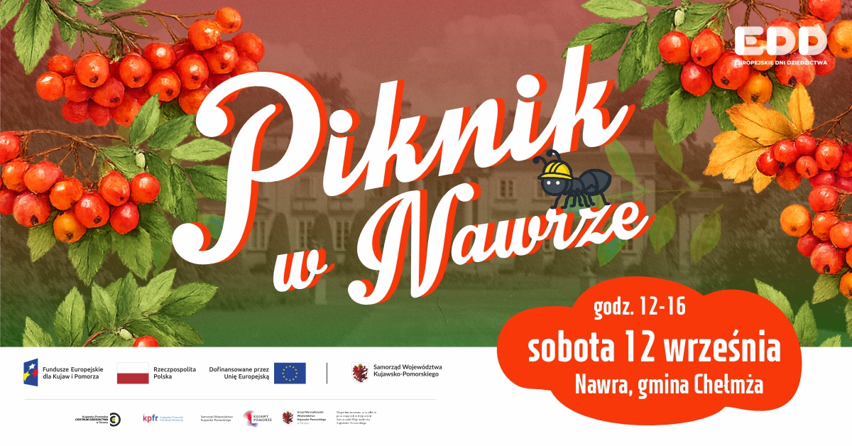 Grafika promująca Piknik w Nawrze
