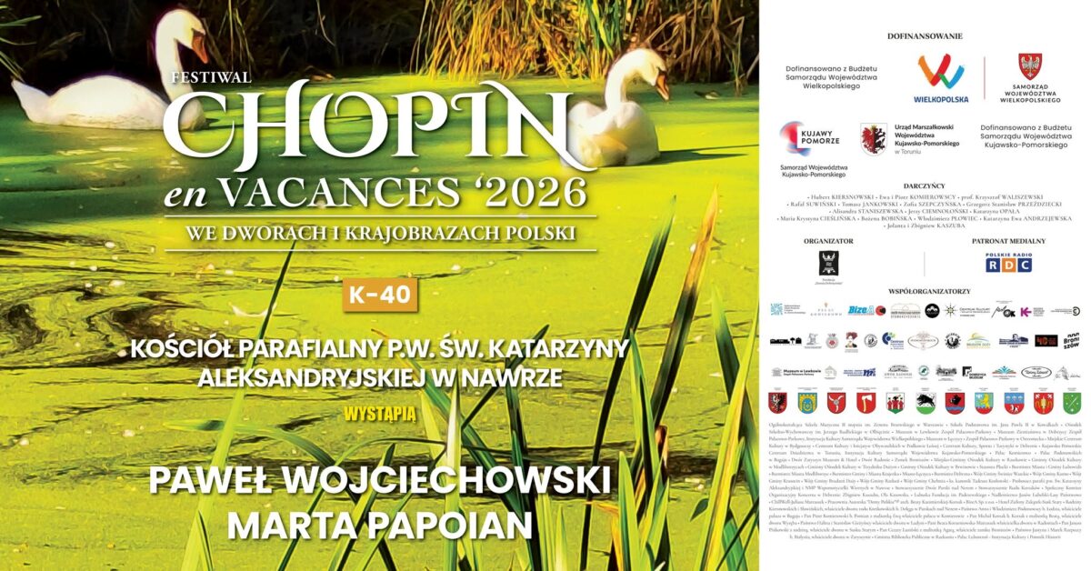 Chopin en Vacances 2026 | Koncert w Nawrze